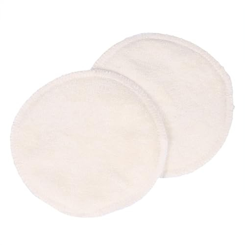 6 Pezzi Anti-galattorrea Pad Lavabili in Fibra di Bamboo | Assorbenti Riutilizzabili Donna, Ultra Assorbenti, Mantengono Asciutto e Trattengono L'umidità