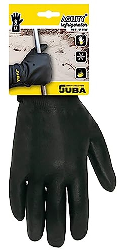 Juba G, nitrilo microfoam con forro interior nailon/tejido polar, negro - SIZE: 11