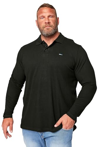 BadRhino Big & Tall Long Sleeve Core Polo Shirt - Men's - Plus Size Curve