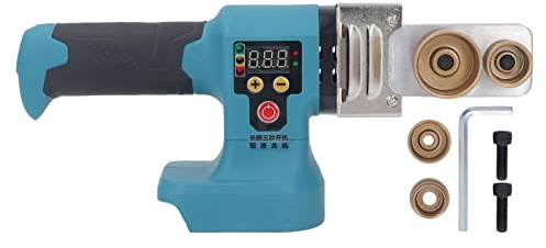 Saldatrice per Tubi Dell'acqua in Plastica, Kit Saldatore per Fusioni con Presa Digitale Portatile, Saldatrice per Tubi in PPR con 6 Teste Portapettini per Tubi in HDPE PPR PE PB