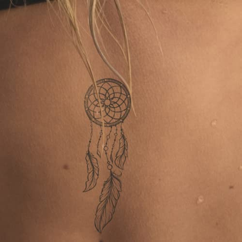 MyJagua Tattoo • Traumfänger | 1-2 Wochen | Pflanzenbasis | Hautverträglich | Wasserfest | Neue Technologie | Kein Klebe Tattoo
