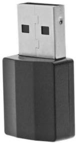 USB 5.0 AUX Audio Transmitter Adapter for TV PC Car Speaker, 2 in 1 Wireless Audio Receiver, 3.5mm jack Bluetooth connector for Headphones Hands-free Stereo System, Power by USB for Computer Projector