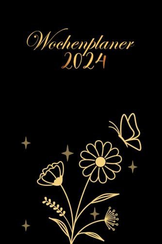 Wochenplaner 2024: 2024 Monatlicher und Wochenkalender, 1 Woche auf 2 Seiten, Kalender von Januar bis Dezember 2024, Buchkalender 2024 a5.