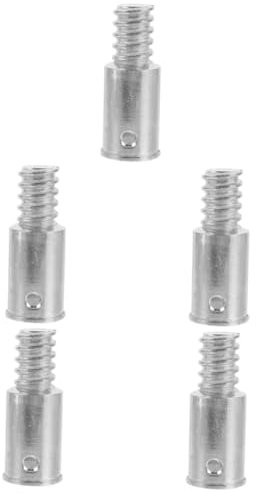 Healeved 5stücke Threaded Tip Broom Handle Reparaturset Gewindeadapter Für Besen Und Mop-stangen Stabile Verbindung Und Einfache Installation Geeignet Für Eisenstangen