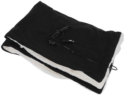 Naroote Heizdecke, Heizdecke, Weiche Baumwolle, Schnelles und Sicheres Heizen für Zuhause (Black)