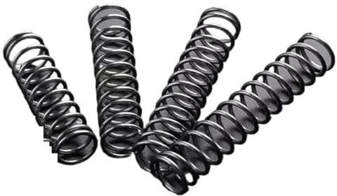CYMMIYT Ressort de Compression Ressort de Compression de Retour en Acier à Ressort 65mn, diamètre du Fil: 1.6mm, diamètre: 9-25mm, Longueur: 15-100mm, 5 pièces/10 pièces(80mm (5Pcs),16MM_1.6MM)