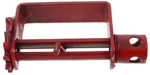 Ciieeo Tensor de Cable para Camión Manual de Acero Rojo Diseño Versátil y Operación Manual Adecuado para Ajustar Cuerdas y Cables en Remolques