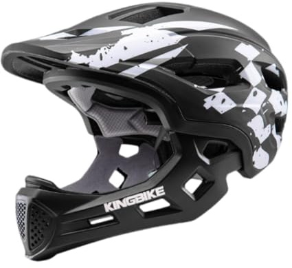 Harilla Casque de Vélo pour Enfants, Casque de Cyclisme pour Skateboard, Accessoires Cyclisme pour Enfants, Casque Intégral Réglable Antichoc pour Skateboard, Vélo, Roller, Blanc