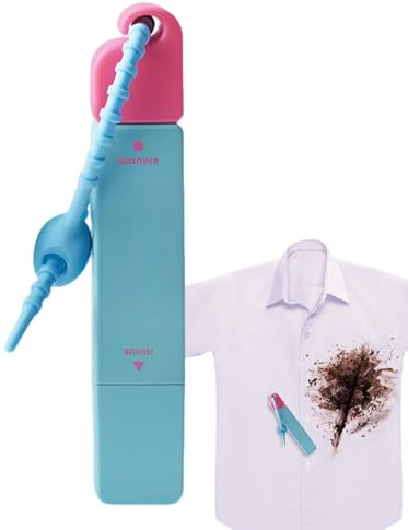Penna antimacchia per vestiti, penna bianca smacchiatore da viaggio, pulizia istantanea a doppia estremità, forniture per la pulizia di vestiti, tessuti, olio, campeggio, spiaggia, vacanze