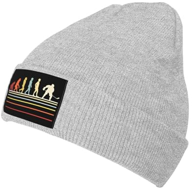 Berretto Invernale Ice Hockey Evolution Leggero Cappello Invernale Traspirante Beanie in Maglia per Uomini Corsa Sci