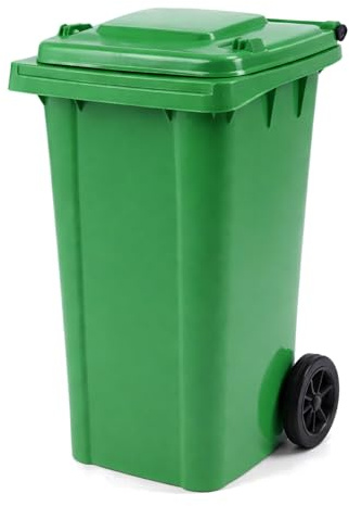 Oypla 240L Green Wheelie Bin for Household Outdoor Garden Waste