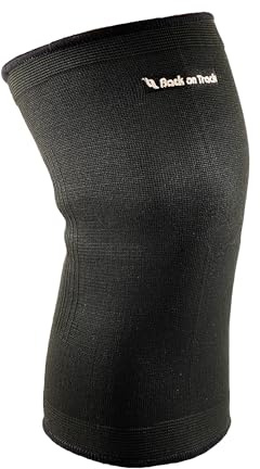 Back on Track Knee Brace - Classic 2-Way Stretch Knee Compression Support Sleeve Brace for Adult Men & Women, 1 Pair, Black- XL
