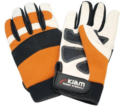 Equip2clean Safety Gloves for Chainsaw Use | Class 0 16m/s Left Hand Protection | Cut Resistant Palm with Goats Leather Grip, Adjustable Wrist Closure | Safety Work Gloves Large Size 10