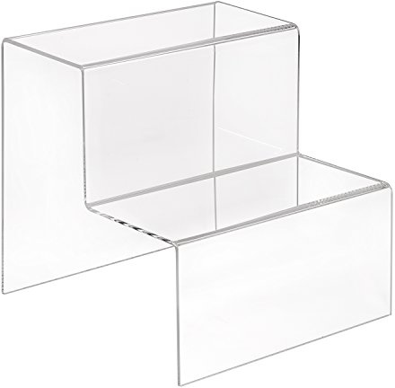 Zeigis Dekotreppe/Warenpodest mit 2 Stufen 200x200x200mm aus PMMA