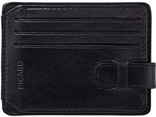 Picard Herren Buddy 1 Münzbörse, (Schwarz), 9.5x2x12 cm