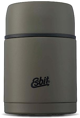 Esbit Thermobehälter Classic für Speisen - Warmhaltebehälter 750 ml in Olivgrün - aus Edelstahl für warme und kalte Lebensmittel