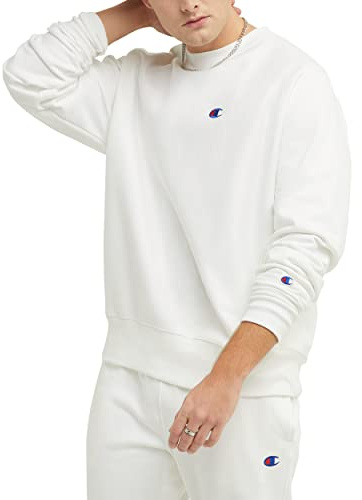 Champion Rundhalsausschnitt, umgekehrtes Gewebe, schweres Fleece-Sweatshirt für Herren