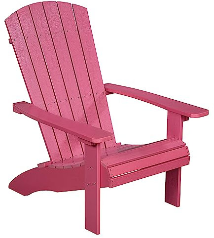 NEG Design Adirondack Stuhl Marcy (pink) Westport-Chair Sessel täuschend echte Holzoptik, wetterfest, UV- und farbbeständig