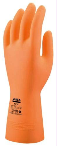 Juba G, sin soporte látex flocado, naranja - SIZE: 7