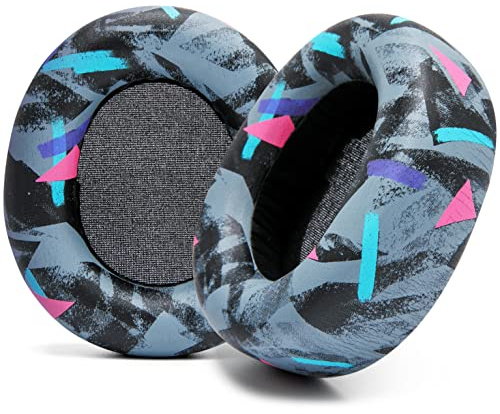 WC PadZ Nova Pro Wireless & Nova Elite – Ersatz-Ohrpolster für Steelseries Arctis Nova Pro Wireless & Nova Elite, hergestellt von Wicked Cushions, Dicker, weicher und bequemer | 90's Black