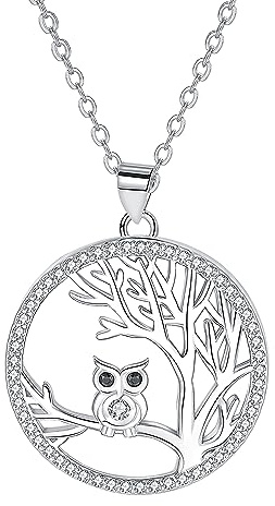 Hifeeled Halskette Damen 925 Sterling Silber Tier kette Original Frauen Schmuck Weihnachten Geschenke für Mutter Ehefrau Tochter Tierschützer