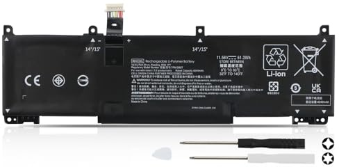 51.3Wh RH03XL RHO3XL RH03 Laptop Batería para HP ProBook 440 445 450 455 G9 G10,ProBook 640 650 G9 G10,EliteBook 640 645 650 655 G9 G10,ZHAN 66 Pro A 14 G5 Series M64307-171 M64307-2C1 RH03051XL-PL