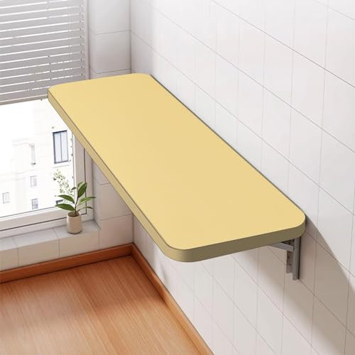 Mesa de Pared Mesa de Pared Plegable para Tablero 60 x 30 cm Mesa de Comedor para Cocina Dormitorio Sala de Estar Mesa de Pared Plegable para Montaje en Pared (Color