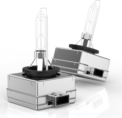 Lanuovx 2 Pack D3S Xenon Brenner 8000K kaltes Blau Leicht Bläulich Hervorragende Helligkeit & Sicht Einfacher Einbau Passend für diverse Fahrzeuge