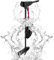 85 LBS Thrust Electric Outboard Trolling Motor 24V for small watercraft, with Telescopic Handle & LED Battery Indicator, Bow Mount Boat Engine for Freshwater Saltwater