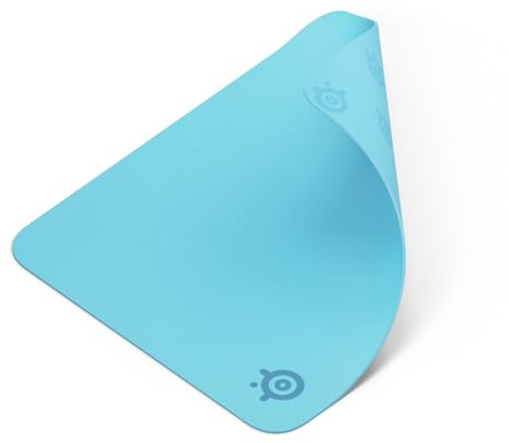 SteelSeries QcK Mauspad (mittel) – Aqua – Anti-Rutsch-Gummierung auf der Unterseite – Bestes Tracking – Optimiert für Gaming-Sensoren – 320 mm x 270 mm – FPS, MOBAs, RTS, MMO