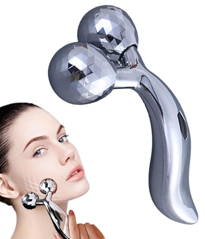 Gesichtsroller – Tragbares, leichtes 3D-Modelliermassagegerät – Hautpflege | Werkzeuge, für Nacken, Kopfspa, Entspannung, Meditation, Aromatherapie, Zuhause, Spa, Salon, Reisen, Dusche, Yoga