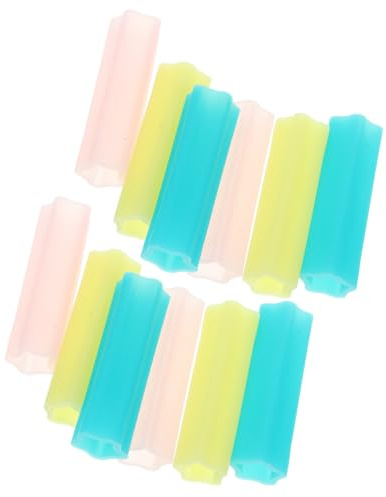 DOITOOL Coperture per Forbici Cuticole in Silicone Antiscivolo 12 Pezzi Manicotti Compatti per Protezione Manico Strumenti Manicure