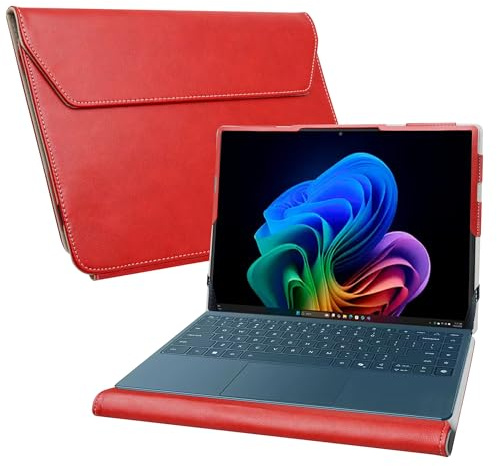 Schutzhülle für Samsung Galaxy Book 5 360 15 NP750QHA NP750QHA-KG2US/Samsung Galaxy Chromebook Plus XE550XGA XE550XGA-KC1US,rot