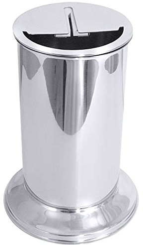 Contacto Messerabstreichbehälter mit Gummiaufsatz 30 cm 2300 ml Edelstahl 18/10 Gastro-Qualität, POM-Bodeneinlage, lebensmittelecht, hitzebeständig