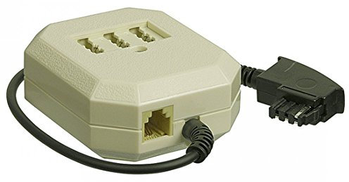 Wentronic TAE Verlängerung (Stecker F auf Dose NFF codiert und RJ11) 0,2 m