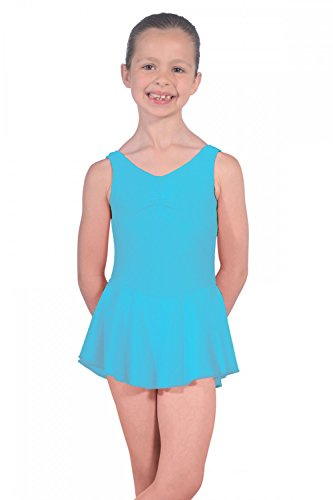 Roch Valley Mädchen Istdj Lycra Leotard With Skirt Istdj Lycra Trikot mit Rock