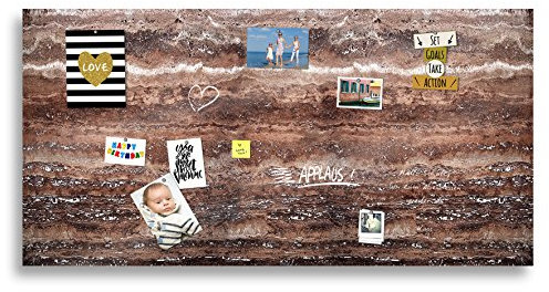 cuadros-lifestyle Markerboard/Magnettafel/Whiteboard aus Acrylglas | Verschiedene Größen | Marmoroptik | inkl. Boardmarker und 10 Supermagneten, Größe:200x100 cm