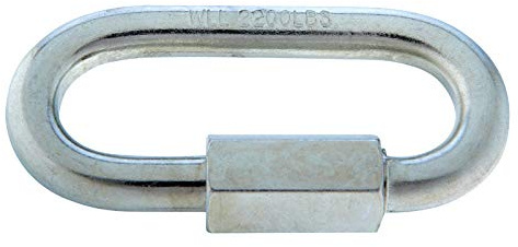 Campbell Chain & Fittings T7645146V Quick Link, Zinc Plated, 3/8 (Pack of 10)