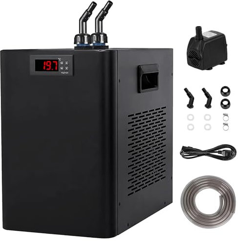 BAOSHISHAN 160L Aquarium Wasserkühler Aquarium Chiller Wasserkühlung Heizung Maschine für Quallen-Wasserpflanzen Korallenkristall Garnelen Süß- / Salzwasser-Wasserpflanzen 220V