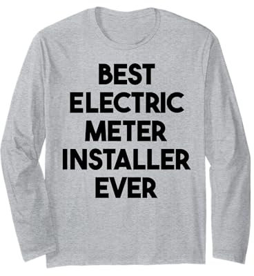 Meilleur installateur de compteurs électriques jamais Manche Longue