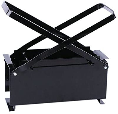 InSyoForeverEC Prensa de briquetas de papel, prensa de briquetas, prensadora de papel de metal negro, prensado de papel reciclado