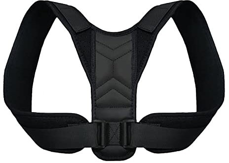 BATCAR Rückenbandage, Haltungskorrektur für Damen und Herren – Stützbandage für den oberen Rücken für Erwachsene, verstellbare Rücken-Schulter-Haltungskorrektur, Bodywellness Haltungskorrektur,