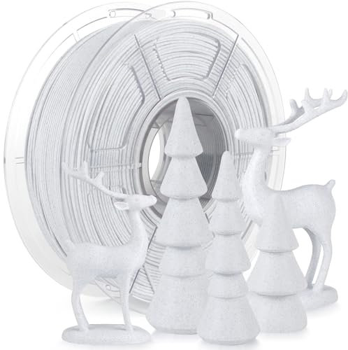 iSANMATE High Speed PLA Marmor Filament 1.75mm, Hohe Geschwindigkeit 3D Drucker Filament Spule 1kg (2.2lbs), Marble PLA für 3D Drucker, Maßgenauigkeit +/- 0.03mm, PLA Filament 30-500 mm/s