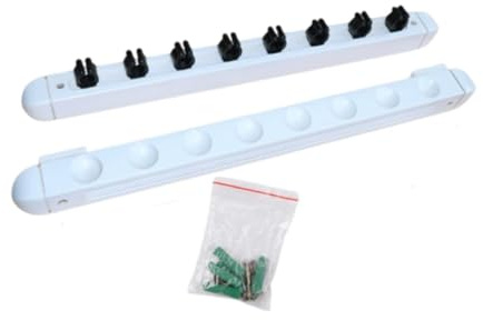 Harilla Billard-Queue-Ständer, Billard-Stockhalter aus Holz für 8 Queues, Billard-Queue-Ständer zur Wandmontage für den Billardraum des