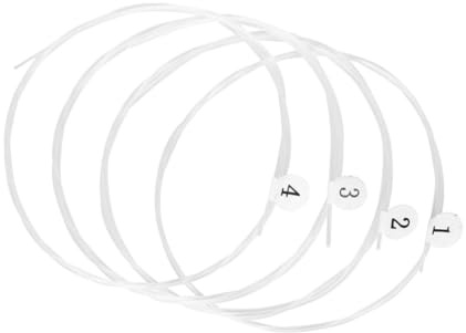 VICASKY 4piezas Cuerdas De Ukelele De Nylon Transparentes Repuesto De Accesorios Musicales Para Ukelele De Sonido y Brillante Compatible