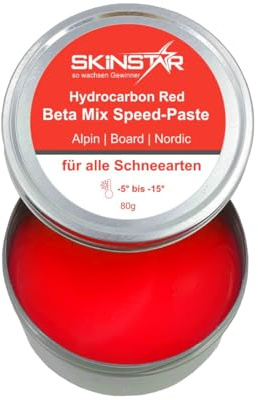 SkinStar Hydrocarbon Beta Mix red Speed-Paste Skiwax Skiwachs Rennwachs 80g fluorfrei