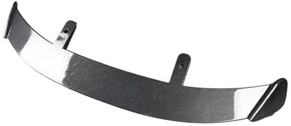 Kofferraumdachspoiler 130CM Universal Fit Meistens Fahrzeug ABS Schwarz Carbon Weiß Zubehör Teile Fließheck SUV Autos Hinten Dach Stamm Deckel Spoiler Flügel Auto Heckspoiler Flügel(Carbon Fiber Look)