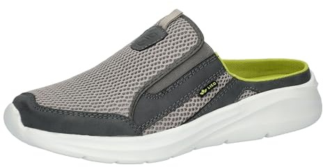 Lico Unisex Novara Clogs, Grey Olive, 8.5