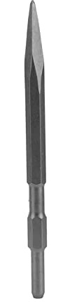 Cincel ranurador hexagonal 280 mm 40Cr templado | Acero tratado térmicamente, para concreto ladrillo azulejo mampostería granito, compatible con martillo rotativo