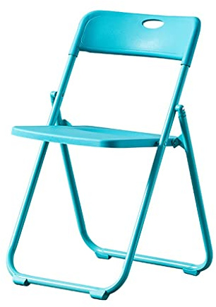 Outdoor Folding Camping Chair - Lightweight Portable Chair for Home, Office, Conference, Training - Durable Plastic High Stool for Adults - Comfortable & Versatile Seating